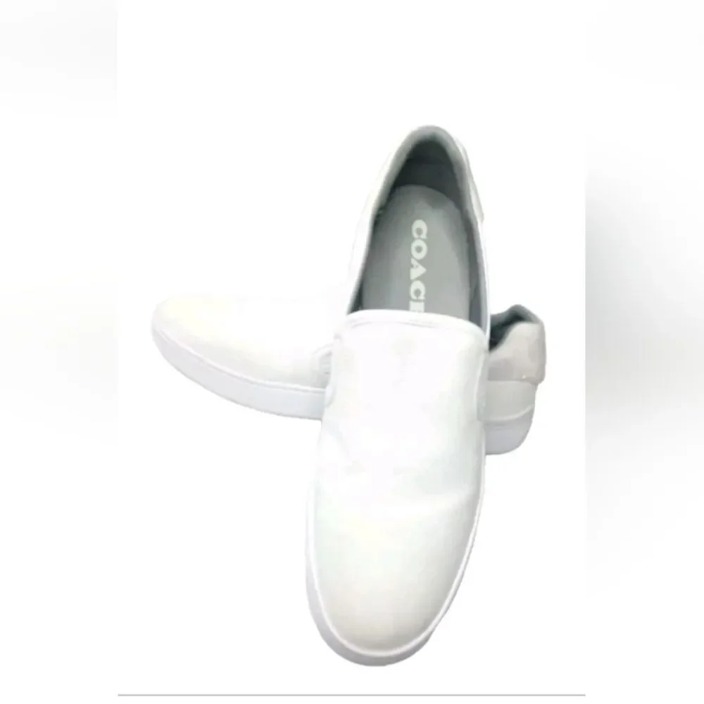 COACH Walker Slip-On Sneakers #C3776 Women’s  11 B Cotton Shoes Retail $125